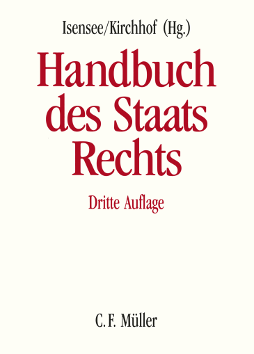  Handbuch des Staatsrechts