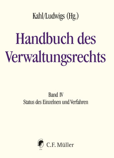  Handbuch des Verwaltungsrechts, Band IV