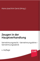 Zeugen in der Hauptverhandlung