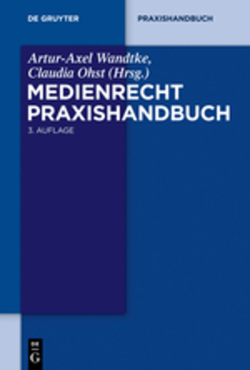  Medienrecht Praxishandbuch