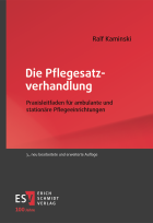Die Pflegesatzverhandlung