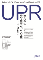 Umwelt- und Planungsrecht (UPR)