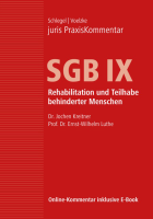 juris PraxisKommentar SGB IX - Rehabilitation und Teilhabe behinderter Menschen