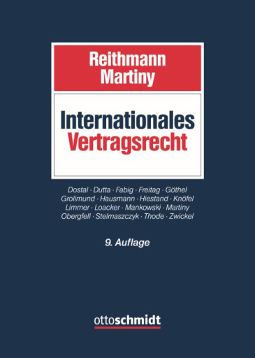  Internationales Vertragsrecht