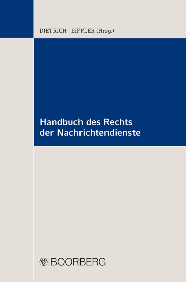  Handbuch des Rechts der Nachrichtendienste