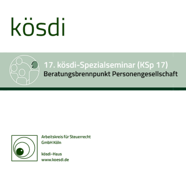  KSp 17 - Beratungsbrennpunkt Personengesellschaft