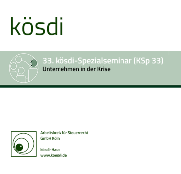  KSp 33 - Unternehmen in der Krise