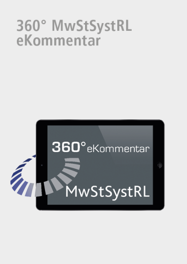  360° MwStSystRL eKommentar