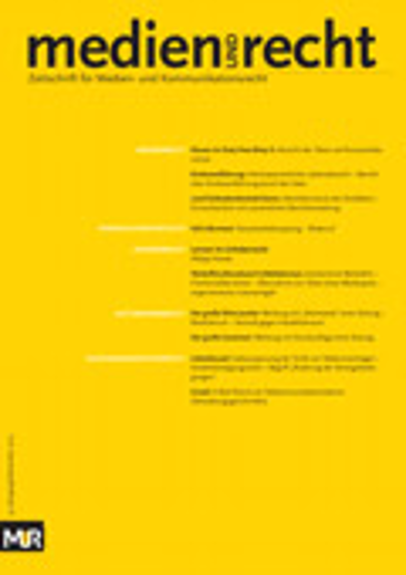  Medien und Recht (MR)